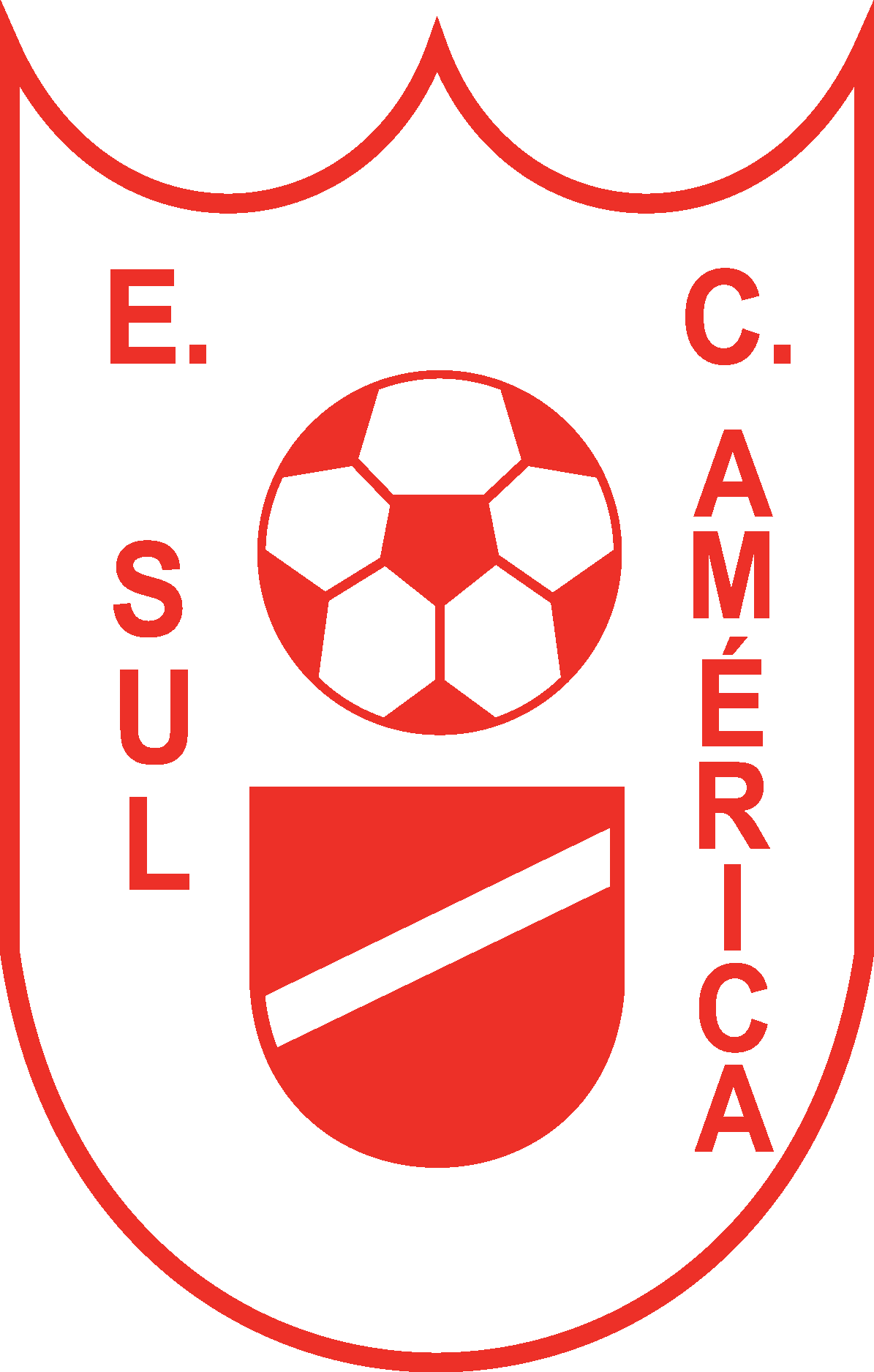 Esporte Clube Sul America De Canoas RS Logo Vector Logo